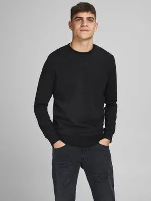 Immagine prodotto di jack and jones felpa uomo jack and jones 12181903 crew neck black