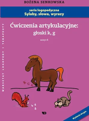 Obrázek produktu pro Cwiczenia artykulacyjne gloski k, g Zeszyt 6