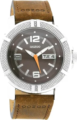 Produktbild von Oozoo Armbanduhr braun Leder Vintage Series Analog-Quarzuhr UOC4107A