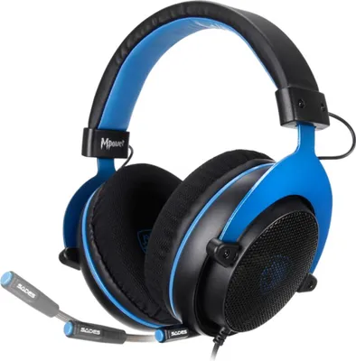 A studio shot of a gaming headset.