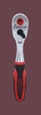 Produktbild von KS TOOLS Umschaltknarre 935.1490 125mm Chrom-Vanadium-Stahl 106g