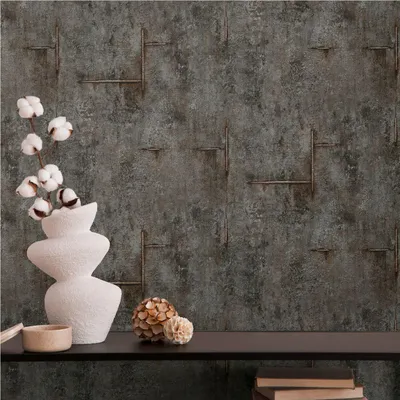 Obrázek produktu pro A.S. Creation Vliestapete 10,05 x 0,53 m Livingwalls Beton Tapete Schwarz 790855 Industrial CosmoLiving by Cosmopolitan