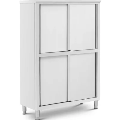 Produktbild von Expondo Royal Catering Edelstahl Geschirrschrank - 1200 x 500 x 1800 mm - 4 Einsätze - bis 200 kg -