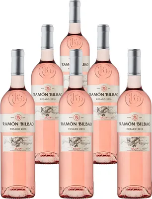 Produktbild von Pack 5 +1 Ramón Bilbao Rosado Roséwein Spanien RIOJA D.O.C 450.00 cl 12.5 %