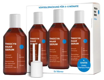Image de THIOCYN SERUM POUR CHEVEUX HOMMES 3x150ml paquet avantageux, 3X150 ml FLA