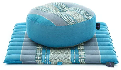 Produktbild von Leewadee Kompaktes Zafu & Zabuton Meditationsset 50 x 50 cm Kapok
