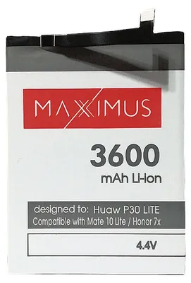 Zdjęcie produktu dla Bateria Maxximus Huawei P30 Lite 3600 Mah Li-Ion, Hb356687Ecw