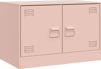 Obrázek produktu pro vidaXL TV skříňka růžová 67x39x44 cm ocelová