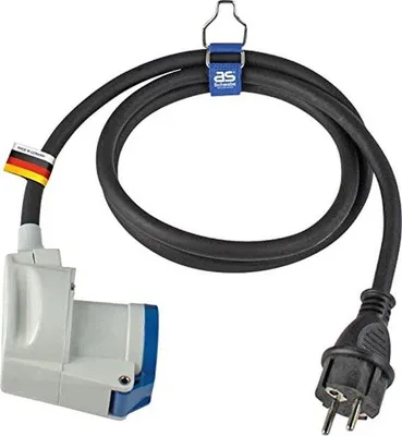 Obrázek produktu pro CEE Adaptérový kabel 1,5 m s zásuvkou a CEE-Kupplung.
