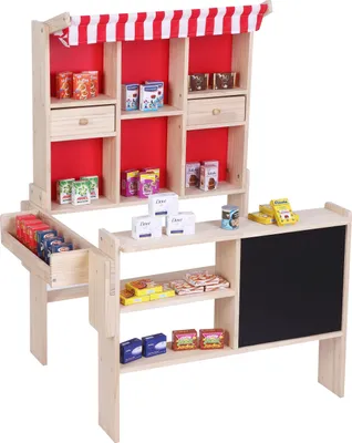 Produktbild von Tanner der kleine Kaufmann Marktstand 'Klassik', mit 40 Teiligem Set