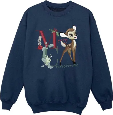 Obrázok produktu pre Bambi - Mikina „Merry Christmas“ pre dievčatá BI53348 (140-146) (námornícka modrá)