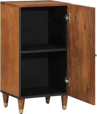 Produktbild von vidaXL Sideboard mit Regal Braun 40 x 33 x 75 cm Massivholz Mango