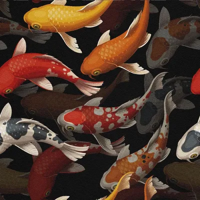 Produktbild von OUTDOOR DEKOSTOFFE OXFORD - Motiv Koi-Karpfen I DX208