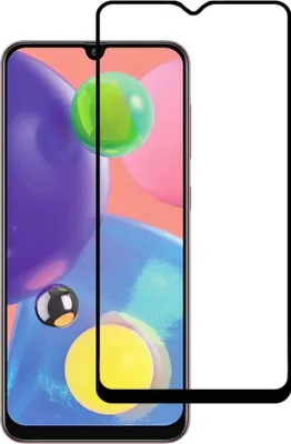 Produktbild von Smartphonica Samsung Galaxy A70s volle Abdeckung gehärtetem Glas Bildschirmschutz aus gehärtetem Glas mit abgerundeten Ecken