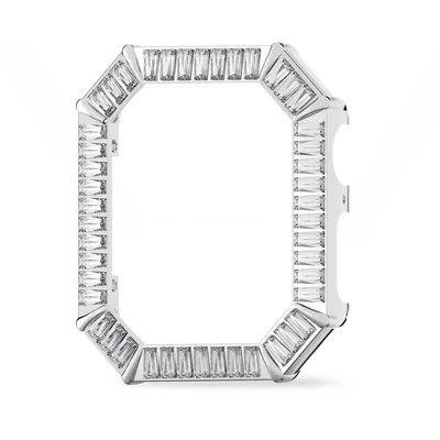 Produktbild von Swarovski MIL003 Gehäuserahmen passend zur Apple Watch ®, Silberfarben 5619480 Neuheit 2022