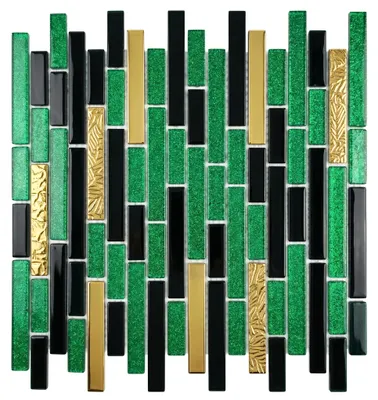 Produktbild von Wandmosaik Rea P14456 Gebürstetes Gold