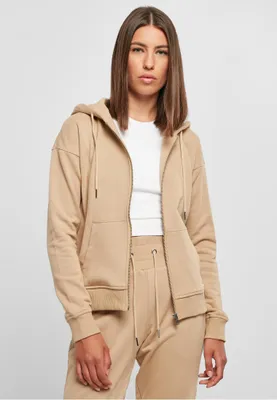 Produktbild von TB4075 - Ladies Organic Terry Zip Hoody unionbeige 5XL