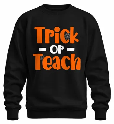 Imagen del producto de Camiseta o sudadera con temática de Halloween, ideal como regalo para profesores, con un diseño divertido para la escuela y la enseñanza, uni, color negro, talla XL