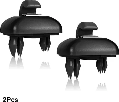 Zdjęcie produktu dla 2 szt. klipsy do mocowania osłony przeciwsłonecznej do Audi A1 A3 A4 A5 Q3 Q5 (8E0 857 562) A7 B6 B7 B8 S4 S5 uchwyt do osłony przeciwsłonecznej części wewnętrzne samochodu czarny