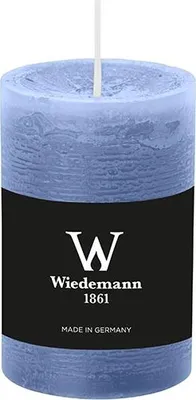 Produktbild von Wiedemann Marble Rustik Kerzen, Stumpenkerzen, Graublau 90 x Ø 58 mm