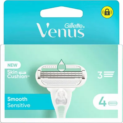 Produktbild von Gillette Venus Smooth Sensitive Cargador 4 Recambios