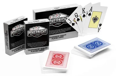 Obrázok produktu pre 2 balíčky profesionálnych, vodotesných pokerových kariet pre hru Texas Hold'em