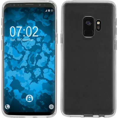 Produktbild von PhoneNatic Case kompatibel mit Samsung Galaxy S9 - Crystal Clear Silikon Hülle transparent Cover