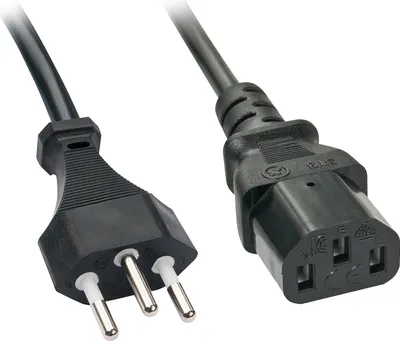 Produktbild von LINDY IEC-Netzkabel Schweiz IEC320 C13 2m