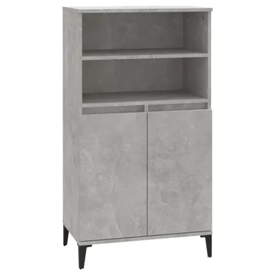 Immagine prodotto di Credenza Grigio Cemento 60x36x110 cm in Legno Multistrato