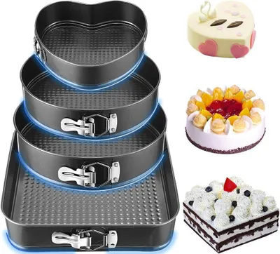Image de Lot de 4 moules à gâteau pour la pâtisserie