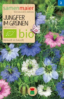 Artikelbild 1 von 'BIO Jungfer im Grünen Mischung' aus der Kategorie Jungfer im Grünen Samen