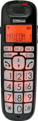 Immagine prodotto di Maxcom MaxCom MC6800 telefono Telefono DECT ID chiamante Nero