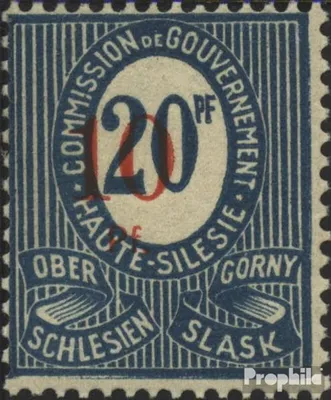 Produktbild von Briefmarken Oberschlesien 1920 Mi 11 postfrisch Ziffern