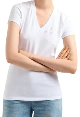 Obrázok produktu pre Armani Exchange - Dámske tričko, úzke NA1028 (L) (biele)