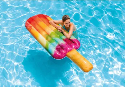 Produktbild von Intex 58766, Mehrfarbig, Schwimmende Matratze, Abbildung, Vinyl, 100 kg, China