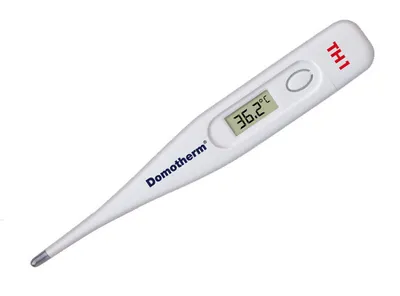 Produktbild von Domotherm 0808 TH 1 Digitales Fieberthermometer, Speicherfunktion, Signalton