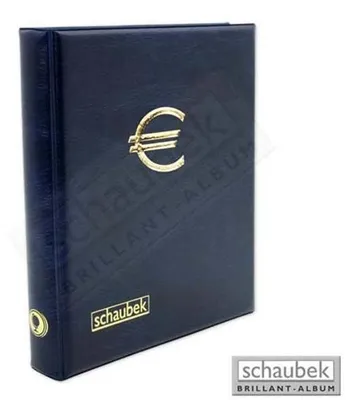 Produktbild von Schaubek Numismatik 10-Euro-Münzalbum, blau A-RB9403