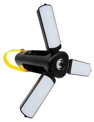 Immagine prodotto di Torcia solareUSB ricaricabile e pieghevole (4,2W 6500K 300lm) IP42 colore nero