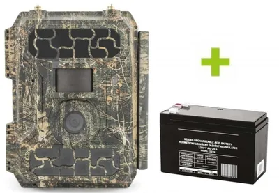 Obrázek produktu pro Fotopast OXE Panther 4G, externí akumulátor a napájecí kabel + 32GB SD karta, SIM a 12ks baterií!