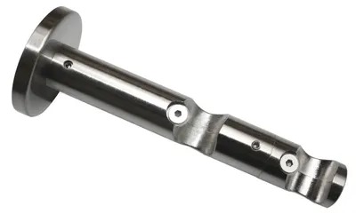 Produktbild von Wandträger 2-läufig für Memphis edelstahl-optik Ø 16 mm