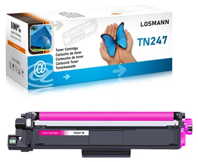 Obrázek produktu pro LOSMANN, 1 kus, toner magenta kompatibilní s Brother TN-247 TN-243, pro tiskárny Brother MFC-L3770CDW, MFC-L3750CDW, HL-L3230CDW, HL-L3210CW, MFC-L3710CW, DCP-L3550CDW, MFC-L3730CDN, DCP-L3510CDW, HL-L3270CDW, DCP-L3517CDW