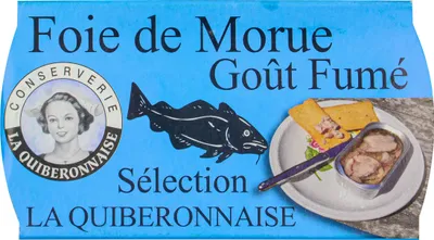 Produktbild von KABELJAU-DORSCH-LEBER geräuchert 1x 121g Konserven Dosen Brotaufstrich von La Quiberonnaise Fisch-Fleisch