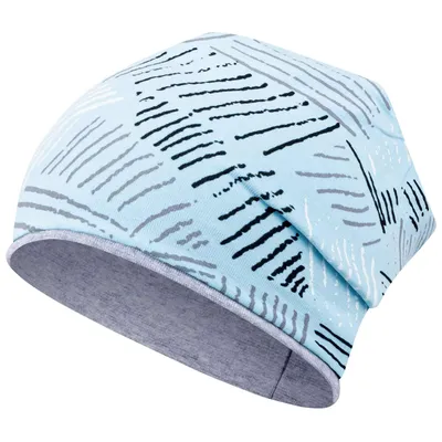 Produktbild von Mütze Beanie Übergang Mädchen Größe 50-56 Zwillinge Herzen Punkte Baumwolle, Gr. 50/52, Hellblau