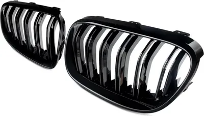 Produktbild von Niergrill Doppelsteg – Glanz Schwarz – Für BMW E92/E93 2-türig LCI – Autozubehör