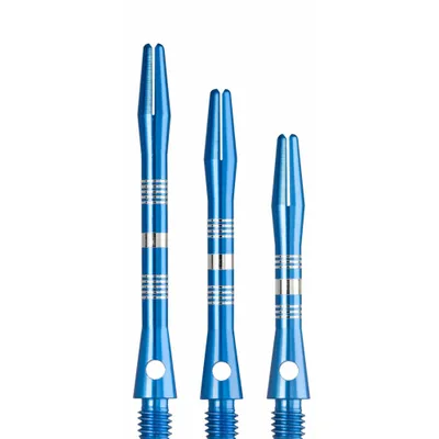 Produktbild von Designa | Multiline Aluminium | Dartschäfte | Medium 47 mm | Blau | 1 Set