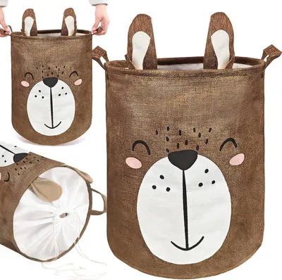 Image de Conteneur, panier, sac pour linge et jouets Peter 43l verrouillable
