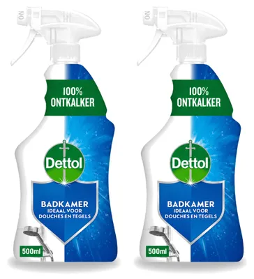 Produktbild von 2 x Dettol Power Badkamerreiniger Spray 500ml - Vorteilspackung - 2 Stücke