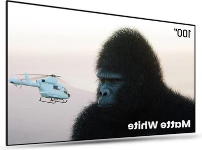 Obrázok produktu pre Biele 100-palcové premietacie plátno s rámom, 4K Ultra HD HDR