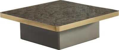 Produktbild von Beistelltisch Holz Neu Modern Design Möbel Luxus Dunkelgrau Marmor Wohnzimmer