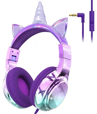 Imagen del producto de Auriculares con cable para niños, con limitador de volumen de 85/94 dB